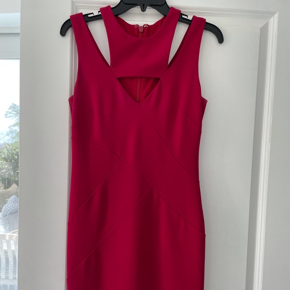 Nicole Miller Red Cocktail Dress - Picture 3 of 6